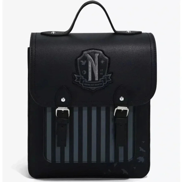 WEDNESDAY Nevermore Academy Mini Backpack - Picture 1 of 7
